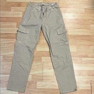 American Eagle Outfitters Women's Tan Straight Leg Pants